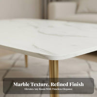 two-levellevel Rectangular Table Minimalist Design Living Room Furniture Nordic Inspired Light Luxury Aesthetic for Lounge Area