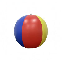 Glossy Panel Beach Ball Smooth Inflatable Beach Ball Bright Colors