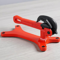 Yoke Pipe Vise Heavy-Duty Portable Pipe Holding Vise Rapid Adjust Clamping Device for Pipefitters
