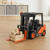 Drop-Resistant Toy Forklift Realistic Design Forklift Toy Adjustable Fork Children's Vehicle for Children, Boys, Toddlers