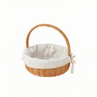Lined Picnic Basket Lightweight Lined Wicker Basket Sturdy
