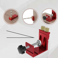 15 Degree Angle Guide Adjustable Clamp Oblique Hole for Carpenters