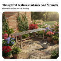 Tiered Plant Stand Indoor and Outdoor Use Tiered Flower Pot Holder Space-Saving