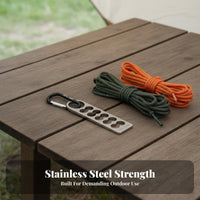 Tent Stake Organizer Plate Keeps Stakes Organized Peg Rack Portable Outdoor Availabilityory for Outdoor Enthusiasts, Backpackers, Campsite, Hiking