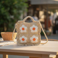 Granny Square Shoulder Bag Gift Idea Handbag Lightweight for Streetwear, Travel