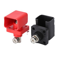 Flame-Retardant Battery Terminal Block with Stud Corrosion-Resistant Battery Terminal with Insulated Shell Long-Lasting Busbar Easy to Install for Power Systems, Inverters