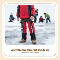 Kids fleece gaiters for winter