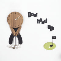 Character Wall Clock Non-Ticking Cartoon Wall Clock Silent for Playroom