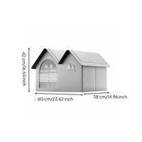 Cooling Feline Bed Ventilation Holes Cooling Feline House Ice Packs for Indoor