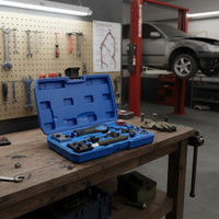 12 Pieces Brake Line Flaring Tool Kit for Mechanics, DIY Enthusiasts