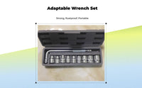 Hex wrench set for auto repairs.