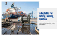 Hydraulic Hoist, Multi-Scene Lifting Machine for Mining and Nautical Use, Stable Multi-Design
