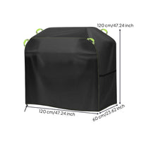 Tear Resistant BBQ Grill Cover Anti Waterproof Barbecue Cover Adjustable Drawstring Windproof for Outdoor, Patio, Backyard