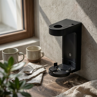 Wall-Installed Soap Dispenser Bracket Compact Single Head Bottle Bracket Refillable Washroom Storage