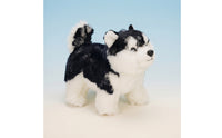Alaskan Malamute Stuffed Toy Toy Standing Alaskan Dog Stuffed Toy Toy Realistic Dog Stuffed Animal Lifelike Plushie Hugable