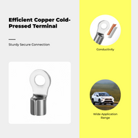 OT Copper Cold-Pressed Round Wire Lug
