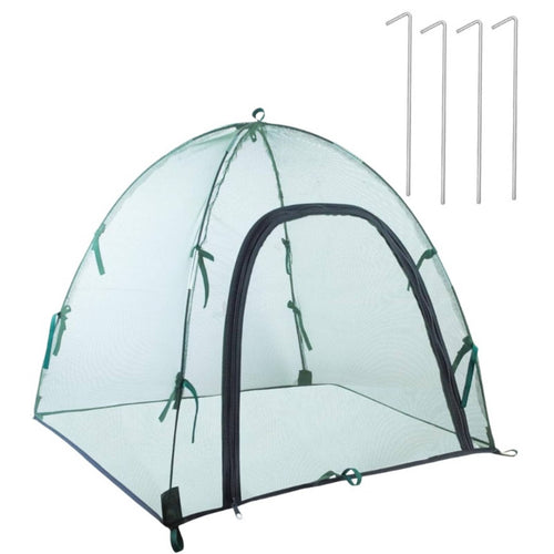 Mesh Plant Tent Fine Netting Zippered Plant Cover Zipper Closure Guarding Mesh Tent