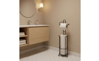 Floor Standing Bathroom Tissue Holder Modern for Guest Room