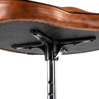 Saddle-Style Adjustable Folding Drum Throne