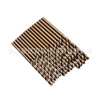 74-Piece Twist Drill Set, 1.0-8.0mm Straight Shank, High-Speed Steel, Coated