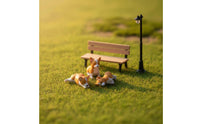 Corgi Miniature Model Gift Suggestion Mini Dog Statue Long-Lasting for Terrarium
