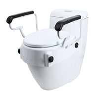 Toilet Raiser with Armrest for Elderly and Post-Surgery Rehabilitation