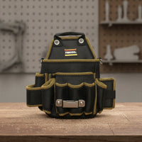 Electrician Tool Pouch with Belt Clip Multi-Pocket Tool Pouch with Belt Clip Heavy Duty Lightweight for Electricians