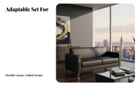 Minimalist Minimalist Look 3 Piece Piece Reception Set Modern Design Office Furniture Professional Look Lounge Suite Sleek Frame for managerials, Business Owners, Patients, Lobby, Waiting Room, Hospital