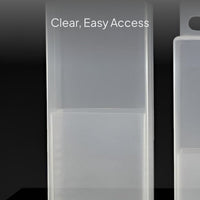 Drill Tip Storage Box, Transparent Adjustable Organizer