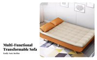 Foldable Design Fold-extendable Sofa Bed two-in-versatileUse transformable Furniture Space Saving Futon Couch abrasion Resistant for Pet Owners, Apartment Dwellers, Students, Small areas, Living Room, Home Office