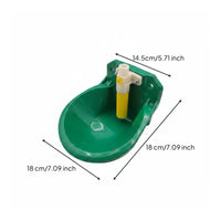 Brass Valve Sheep Drinking Bowl Rust-Resistant Livestock Drinking Cup Easy to Install for Barn