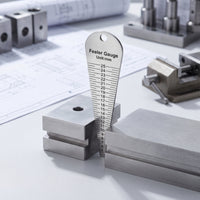 Feeler Gauge Stainless Steel Tapered Gauge Precision Taper Gage for Machinists, Mechanics, Machinery Maintenance, Automotive Repair, Carpentry