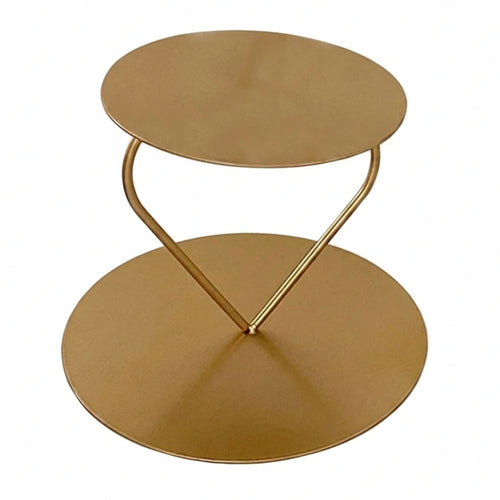 Cake Stand with Heart Frame Reusable Two-Tier Dessert Display Stand Elegant