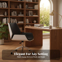 Highspine-Supporting Ergonomic Chair Modern Minimalist Look Office Furniture Gliding Rolling Casters Adjustable Headrest