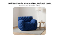 Modern design Curved Teddy Sofa Nordic Inspired Living Room Furniture Minimalist Aesthetic Couch Comfortable for Design aficionados, Apartment Dwellers, Interior Designers, Bedroom, Villa, Lounge Area, Small Spaces