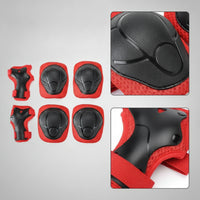 4 Pieces Knee and Elbow Pad Set Contoured Knee Pad Set with Elbow Pads Skate Pads Adjustable Breathable for Skaters, Skating