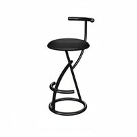 T-Backrest High Stool Nordic Aesthetic Counter Chair Long-Lasting Construction
