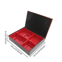 Japanese Bento Lunch Box Heat-Resistant Compartment Tray Melamine Liner