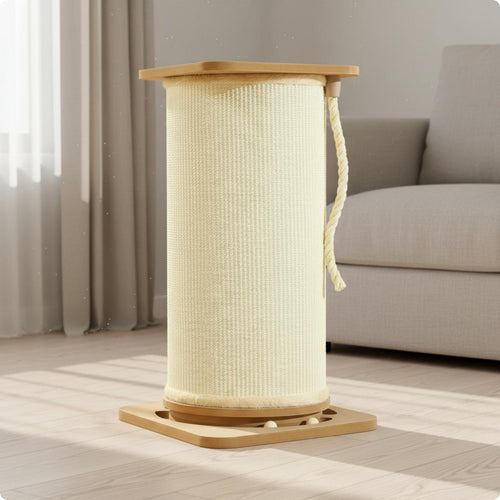 Extra Tall Cat Scratching Pillar Large Size Vertical Cat Scratcher Post Heavy Duty Pet Accessory for Cats