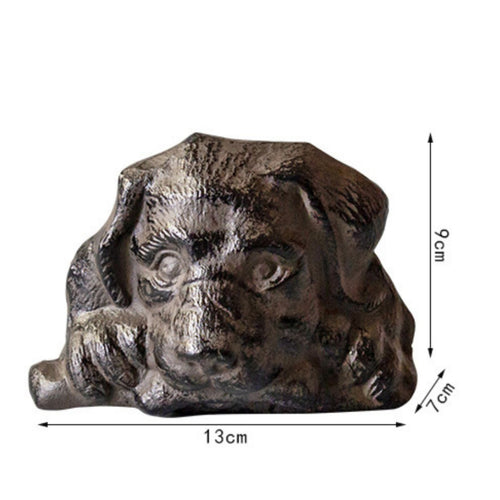 Cast Iron Dog Door Stopper Decorative Vintage Dog Door Stop Cute Design