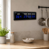 Large Digital Wall Digital Timepiece Count up Digital Wall Digital Timepiece