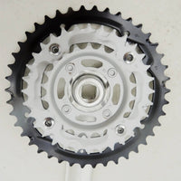 Mountain Bike Crankset with Triple Chainring 170mm Bike  Crankset with Triple Chainring for Commuting