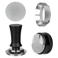 304 Stainless Steel Coffee Tamper and Distributor Set with Filter