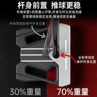 PGM Zero Torque Putter with Front Shaft, Auto Balance, Tungsten Weighted