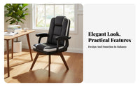 Upholstered Armchair Supportive Backrest Seating Furniture No casters for Bedroom