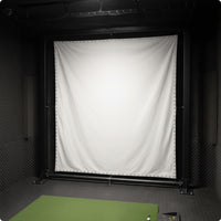 Indoor Putting Simulator Screen Fireproof Sports Gear Two-Ply Design