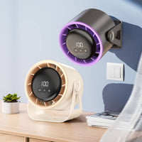 Desk Fan with Digital Display Quiet for Bedside