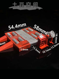 土豆模型1/64比例马力机模型道具摆件汽车场景搭配