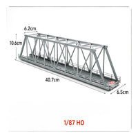 1:87 Bridge Model Plastic HO Scale Bridge for Train Collectors