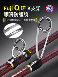 Weihe Ghost Face Fish III Stream Fishing Rod, 1.5/1.68m, Telescopic, Carbon